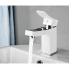 Смеситель WasserKRAFT ALLER 1063WHITE для раковины, комбинированное покрытие