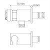 WasserKRAFT A135 Подключение шланга 9062612