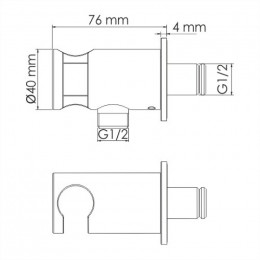 WasserKRAFT A135 Подключение шланга 9062612