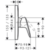 Смеситель для душа Hansgrohe Logis 71605000