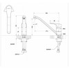 Смеситель для кухни Bravat Vega F7119177CP-1