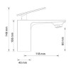 Смеситель  для раковины WasserKRAFT Alme 1503 9061513