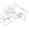 Смеситель для ванны Am.Pm Gem F90A10022 черный