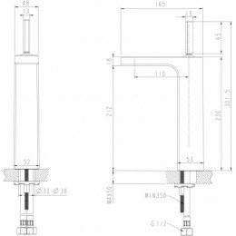 Смеситель для кухни/раковины Bravat Spring F179113C-A