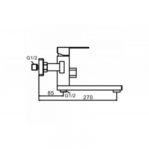 Смеситель для ванны Frap F32802