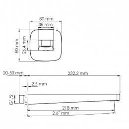 Комплект для раковины WasserKRAFT A8651.314 хром