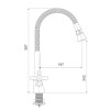 Смеситель для кухни Gappo G4089-4 бронза