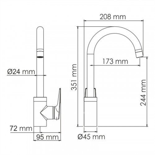 WasserKRAFT Aisch 5507 Смеситель для кухни
