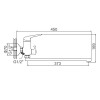 Смеситель для ванны Ledeme L2248 хром