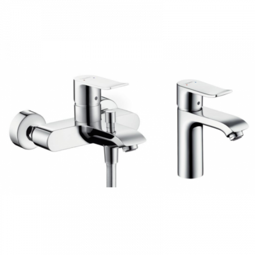 Комплект смесителей Hansgrohe Metris 31480000+31080000