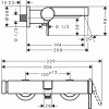 Смеситель для ванны Hansgrohe Finoris 76420000 хром