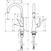 Смеситель для кухни Hansgrohe Talis S 72810800 Сталь