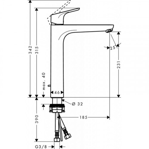 Смеситель Hansgrohe Focus 31532000 для раковины