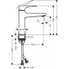 Смеситель Hansgrohe Metropol 32507670 для раковины, черный матовый
