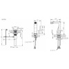 Смеситель для биде Bravat ARC F36061K-ENG