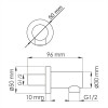 WasserKRAFT A111 Подключение шланга 9062517