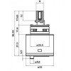 Картридж для смесителя Iddis 01ESC35i82 35 мм EcoStop, EcoControl керамика