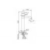 Смеситель для раковины Frap F1052-2 хром