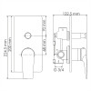 Смеситель для душа WasserKRAFT Wiese 8461