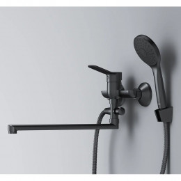Смеситель для ванны Am.Pm X-Joy F85A90122 черный матовый