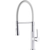 Смеситель для кухни Ledeme L4097W-3 хром/белый