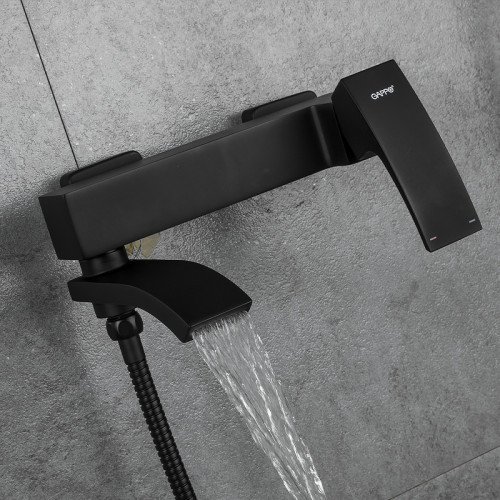 Смеситель для ванны Gappo G3207-6 черный
