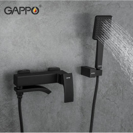 Смеситель для ванны Gappo G3207-6 черный