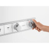 Смеситель для душа Hansgrohe RainSelect 15358400, 5 потребителей, термостатический, белый/хром