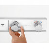 Смеситель для душа Hansgrohe RainSelect 15358400, 5 потребителей, термостатический, белый/хром