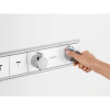 Смеситель для душа Hansgrohe RainSelect 15358400, 5 потребителей, термостатический, белый/хром