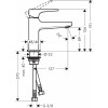 Смеситель Hansgrohe Metropol 32500990 для раковины, золото