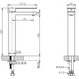 Смеситель для раковины Bravat Phillis F156101C-A-ENG