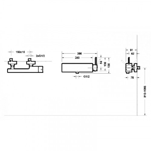 Смеситель для душа Bravat Arc F96061C-01-ENG