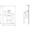 Смеситель для душа Bravat Phillis PB856101CP-2-ENG хром