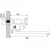 Смеситель для ванны Ledeme L3183