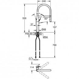 Смеситель для кухни Grohe Essence New 30294000