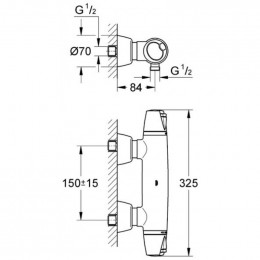 Термостат для душа Grohe Grohtherm 3000 34179000