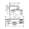 Смеситель с термостатом Hansgrohe Ecostat Select 13151400 на 1/2