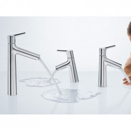 Смеситель Hansgrohe Talis S 80 72011000 для раковины, со сливным клапаном Push-Open
