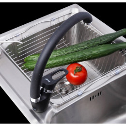 Смеситель для кухни Frap F4113-7 чёрный