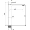 Смеситель для раковины Gappo G1083-82 белый/хром