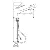 Смеситель для кухни Hansgrohe Zesis M33 74803000 хром