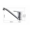 Смеситель для кухни Frap F4902-B хром