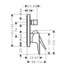Смеситель для ванны Hansgrohe Talis Е 71745000