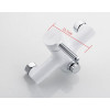 Смеситель для ванны Frap F2244-8 белый/хром