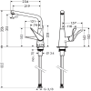 Смеситель для кухни Hansgrohe Metris 14822800