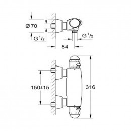Смеситель для душа Grohe Sentosa 34686000