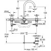 Смеситель для раковины с донным клапаном Grohe Atrio New 20009DC3