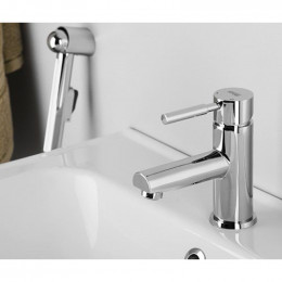 Смеситель WasserKRAFT MAIN 4108 для раковины с гигиеническим душем, хром
