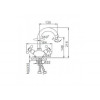 Смеситель для раковины Frap F1319 хром